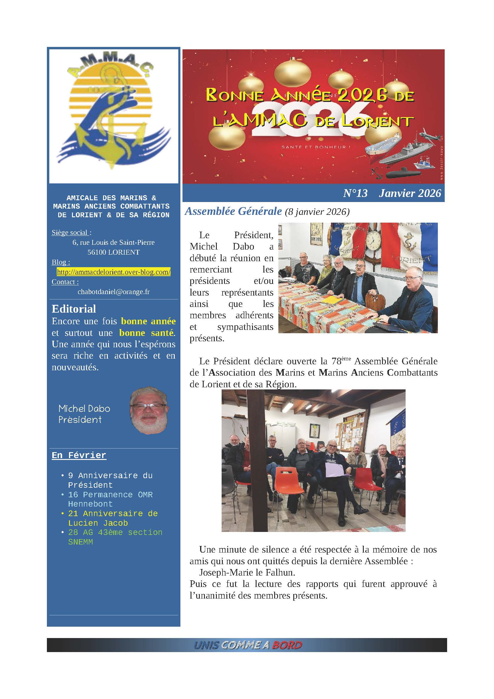 Gazette 013 Janvier 2026 1 Page 1